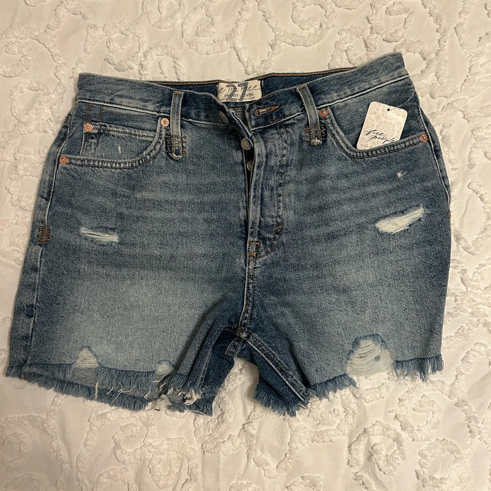 Free People Jean shorts